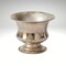 Champagne Metal Urn Vase – 6.25"x5" Pedestal Floral Container for Wedding Centerpieces & Arrangements-72140.00